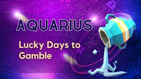 aquarius gambling luck today